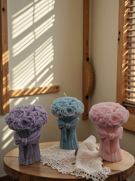 Rose Bouquet Candle