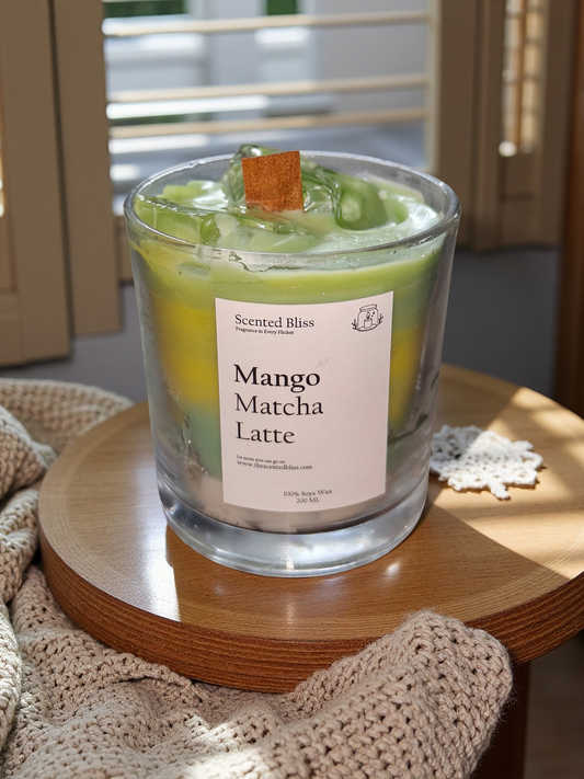 Mango Matcha Latte