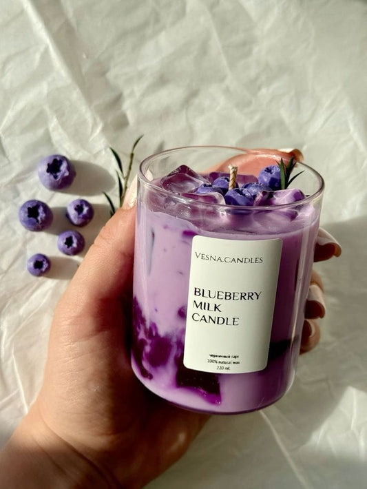 blueberry milk